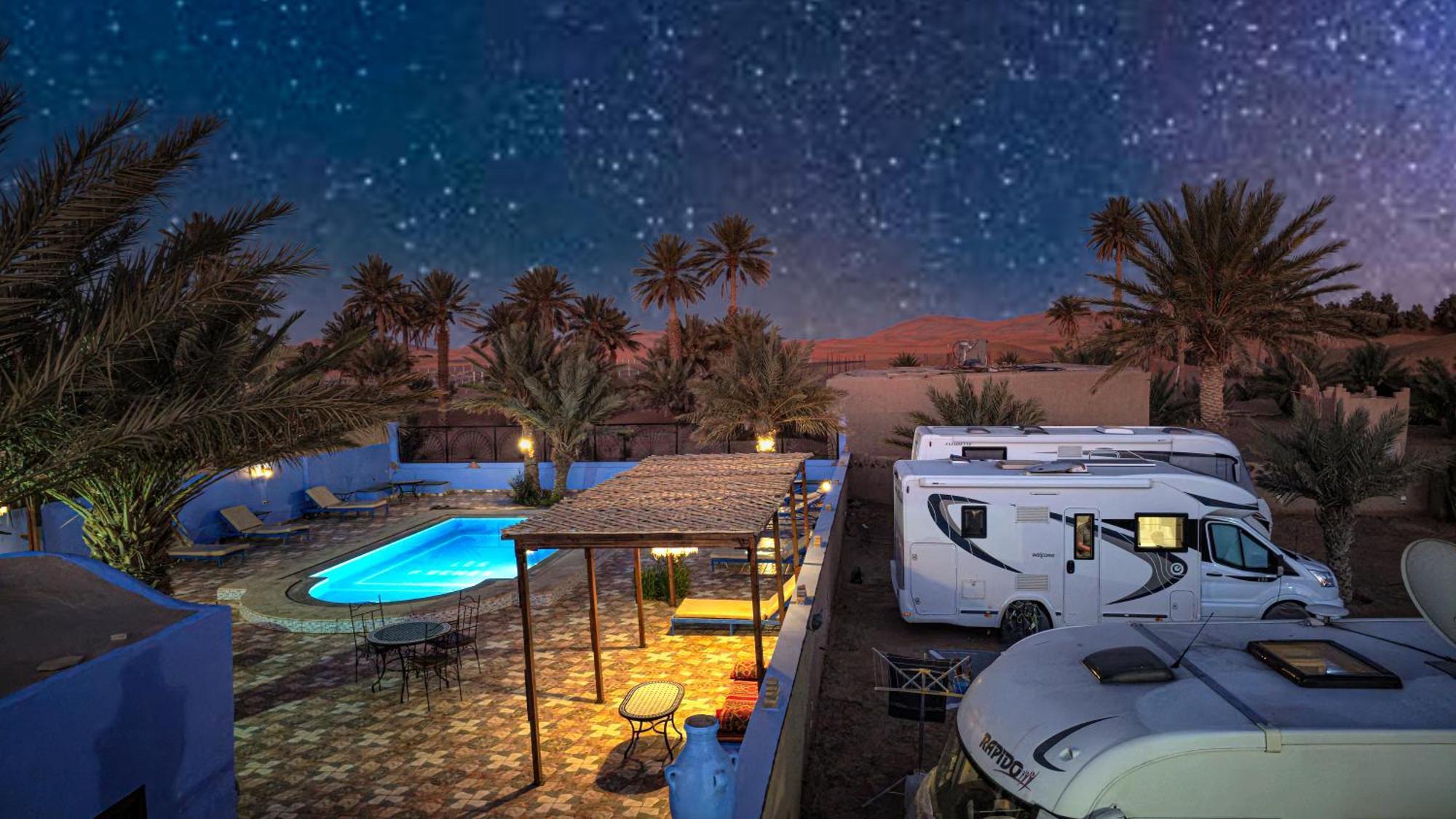 Hotel Les Roches Merzouga Exterior foto